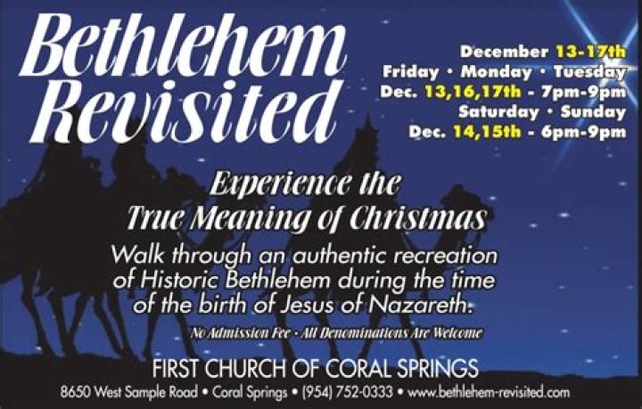 Bethlehem revisited - Church News