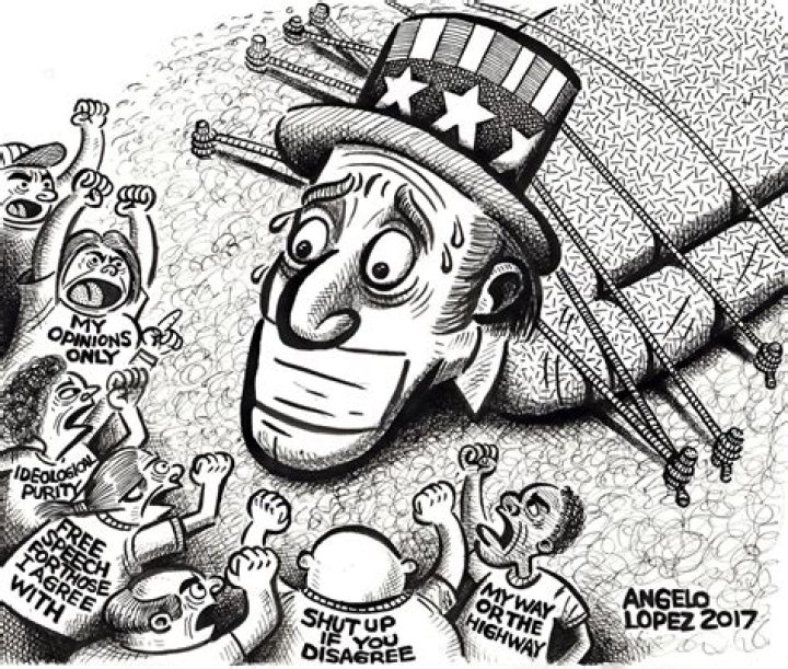 Exhibit highlights cartoonists' focus on First Amendment